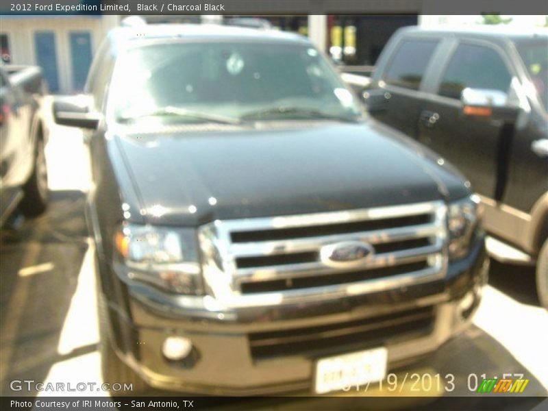 Black / Charcoal Black 2012 Ford Expedition Limited