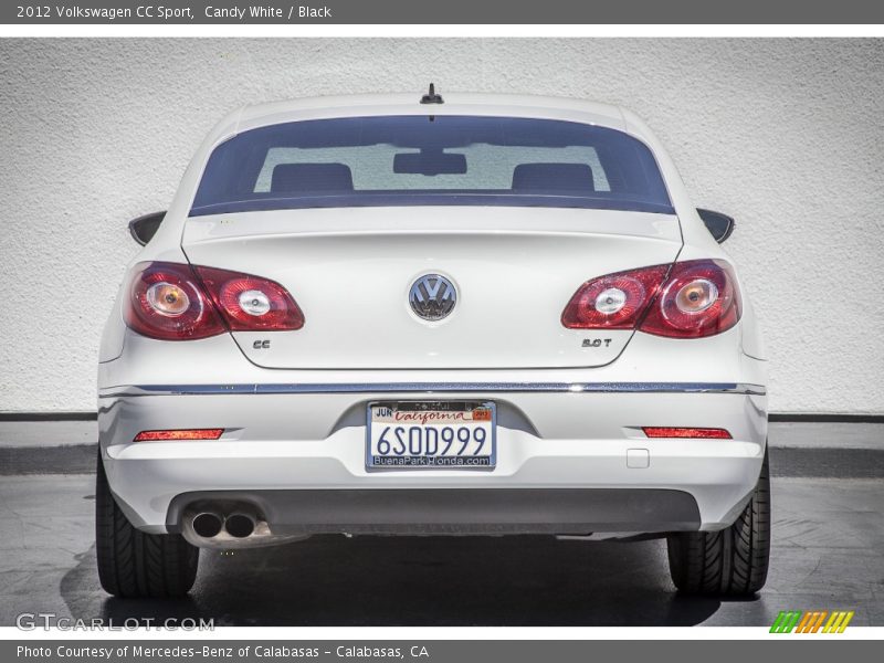 Candy White / Black 2012 Volkswagen CC Sport