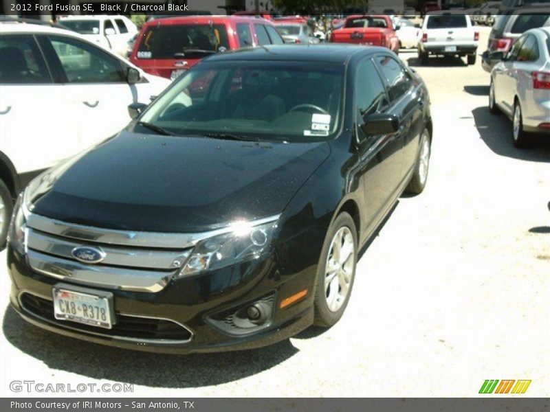 Black / Charcoal Black 2012 Ford Fusion SE