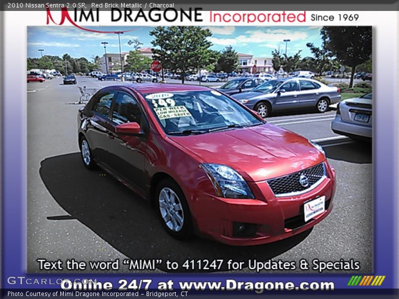 Red Brick Metallic / Charcoal 2010 Nissan Sentra 2.0 SR