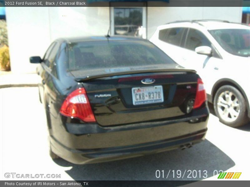 Black / Charcoal Black 2012 Ford Fusion SE