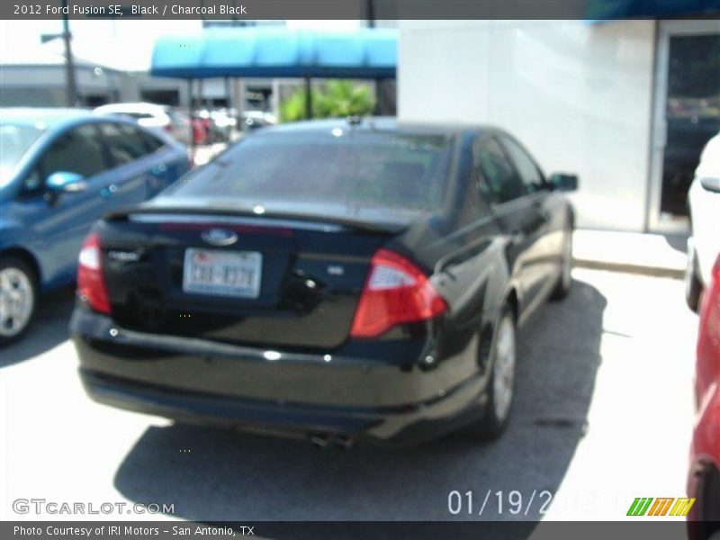 Black / Charcoal Black 2012 Ford Fusion SE