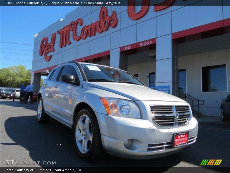 Bright Silver Metallic / Dark Slate Gray/Blue 2009 Dodge Caliber R/T