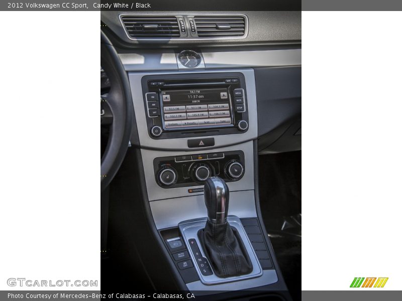 Candy White / Black 2012 Volkswagen CC Sport