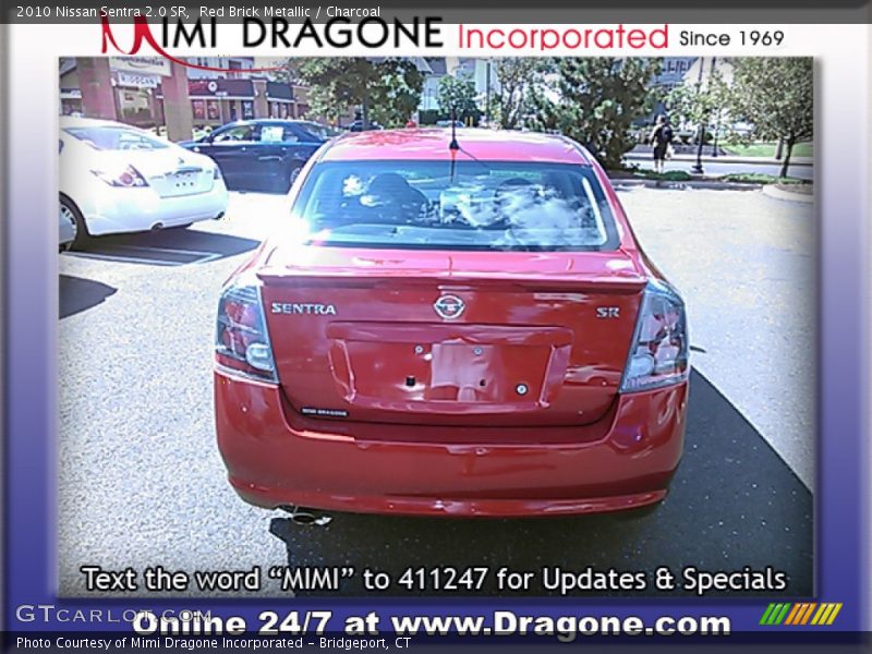 Red Brick Metallic / Charcoal 2010 Nissan Sentra 2.0 SR