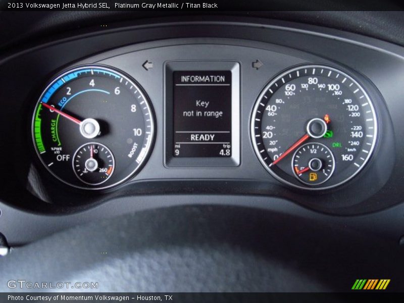 Platinum Gray Metallic / Titan Black 2013 Volkswagen Jetta Hybrid SEL