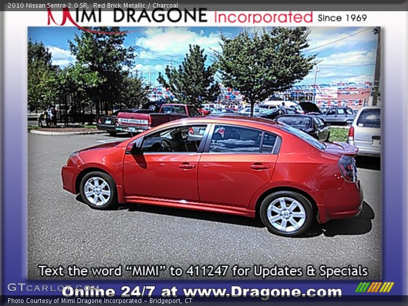 Red Brick Metallic / Charcoal 2010 Nissan Sentra 2.0 SR