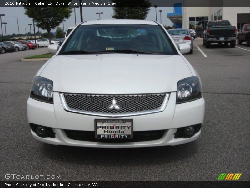 Dover White Pearl / Medium Gray 2010 Mitsubishi Galant ES