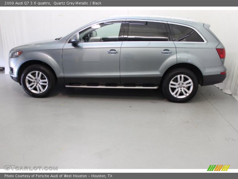 Quartz Grey Metallic / Black 2009 Audi Q7 3.6 quattro