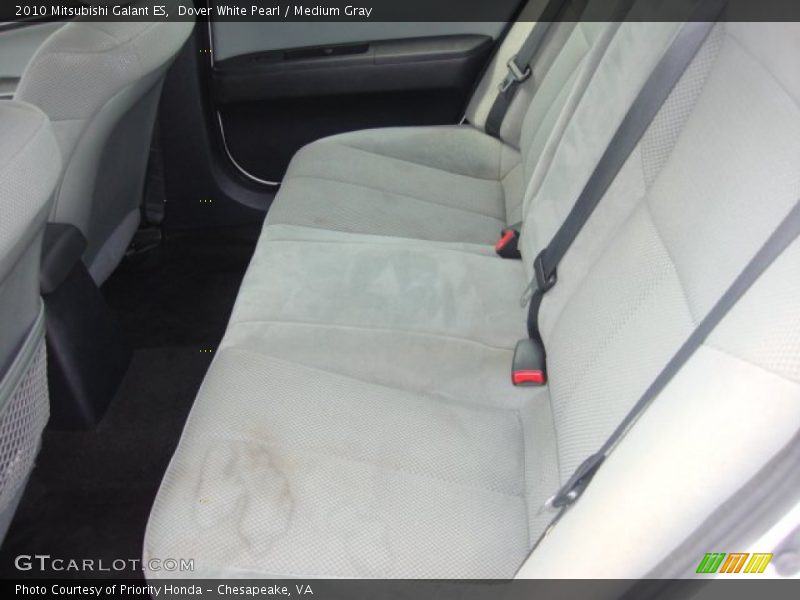 Dover White Pearl / Medium Gray 2010 Mitsubishi Galant ES