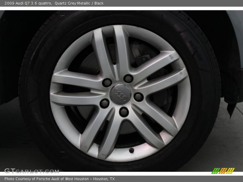 Quartz Grey Metallic / Black 2009 Audi Q7 3.6 quattro