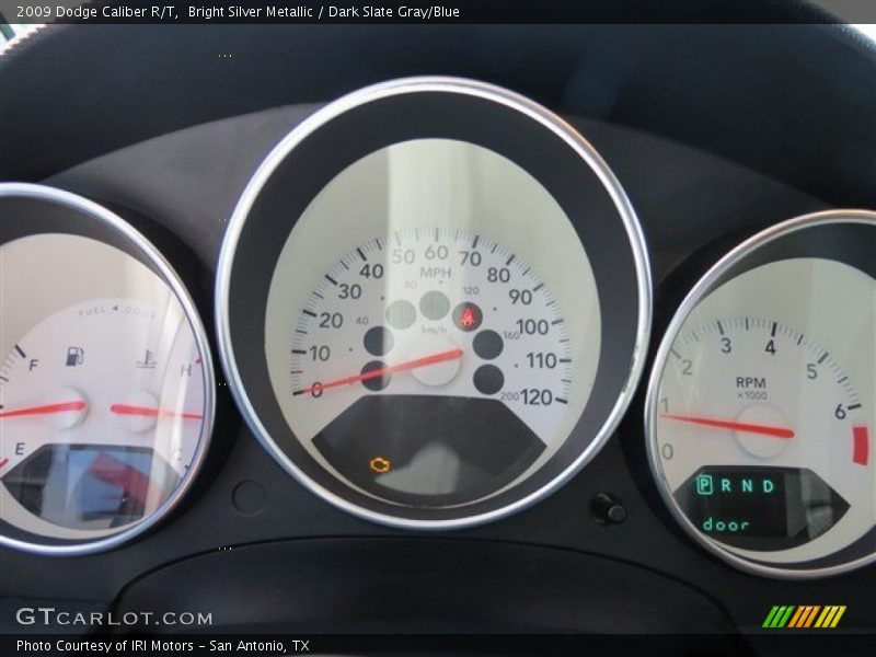 Bright Silver Metallic / Dark Slate Gray/Blue 2009 Dodge Caliber R/T