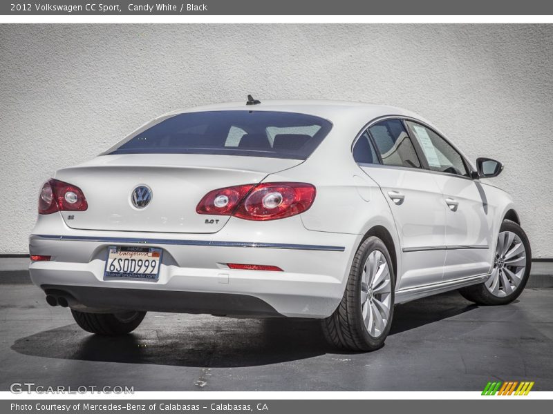 Candy White / Black 2012 Volkswagen CC Sport