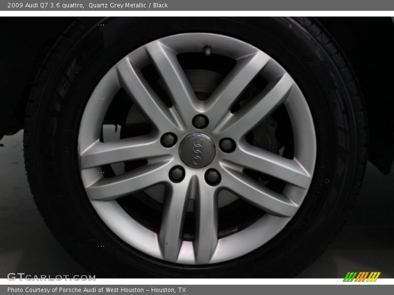 Quartz Grey Metallic / Black 2009 Audi Q7 3.6 quattro