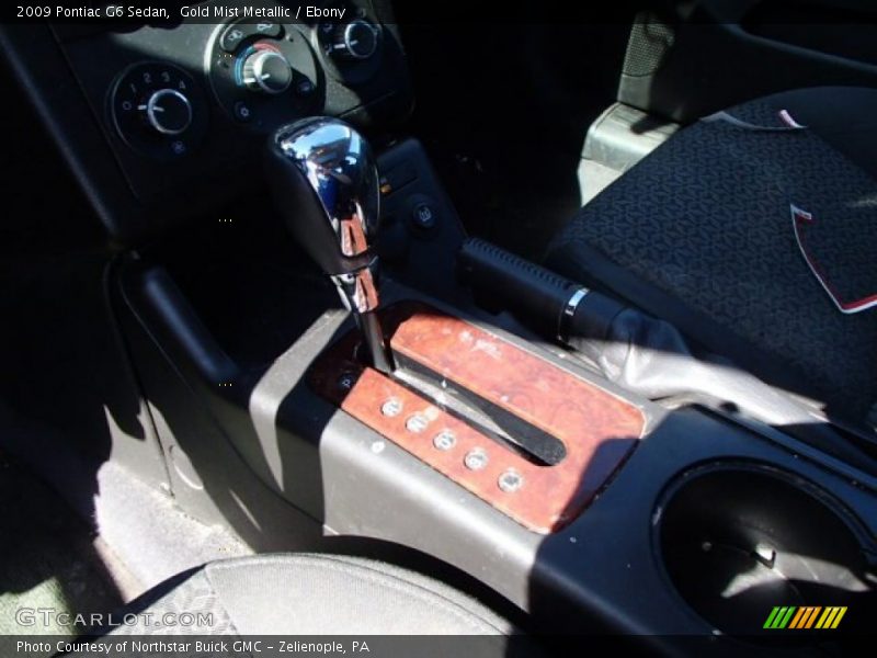 Gold Mist Metallic / Ebony 2009 Pontiac G6 Sedan