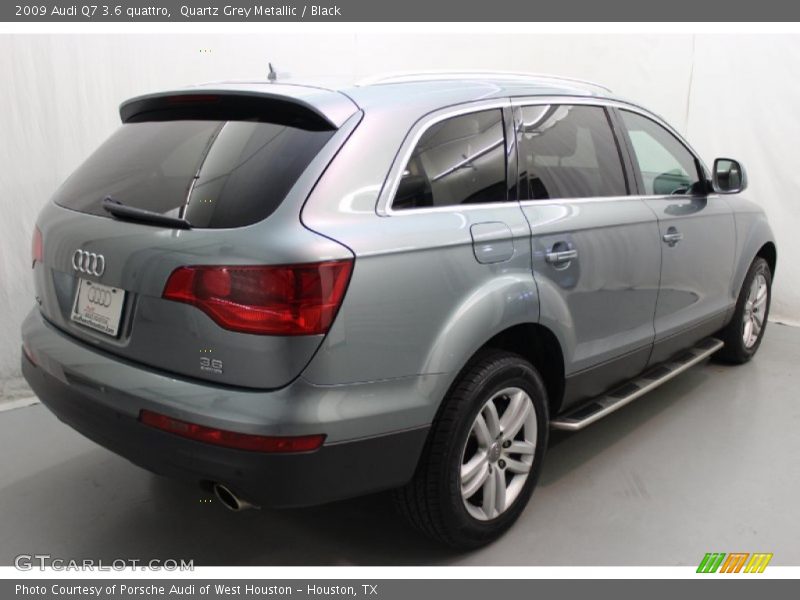 Quartz Grey Metallic / Black 2009 Audi Q7 3.6 quattro