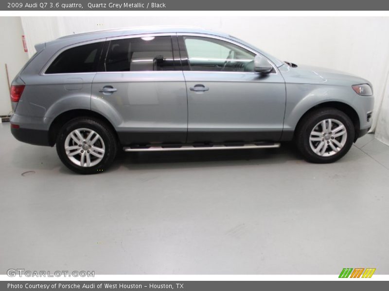 Quartz Grey Metallic / Black 2009 Audi Q7 3.6 quattro