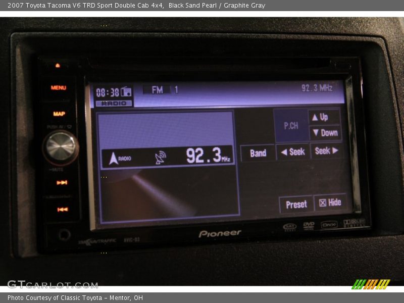 Black Sand Pearl / Graphite Gray 2007 Toyota Tacoma V6 TRD Sport Double Cab 4x4