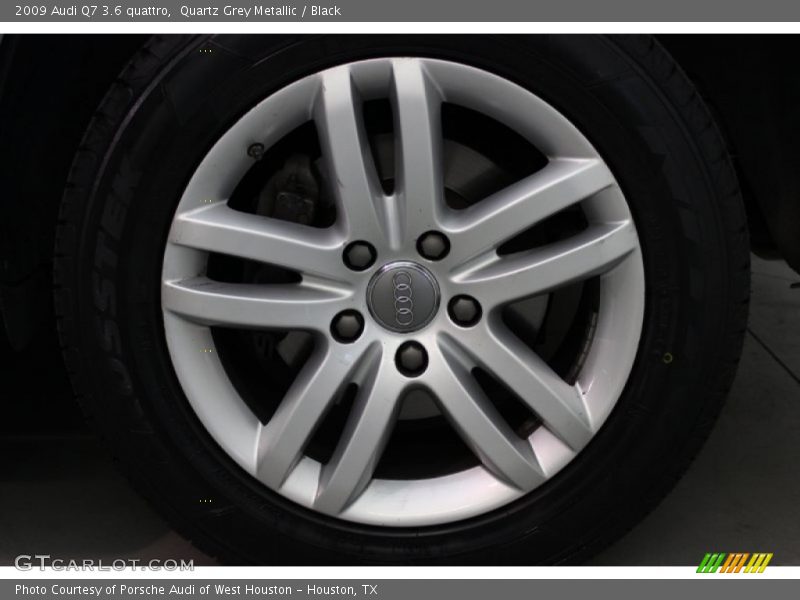 Quartz Grey Metallic / Black 2009 Audi Q7 3.6 quattro