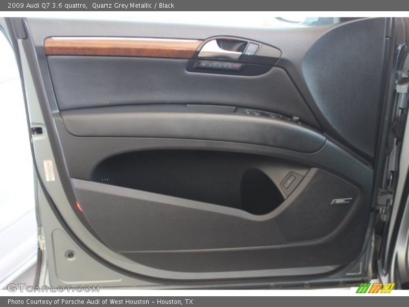 Quartz Grey Metallic / Black 2009 Audi Q7 3.6 quattro
