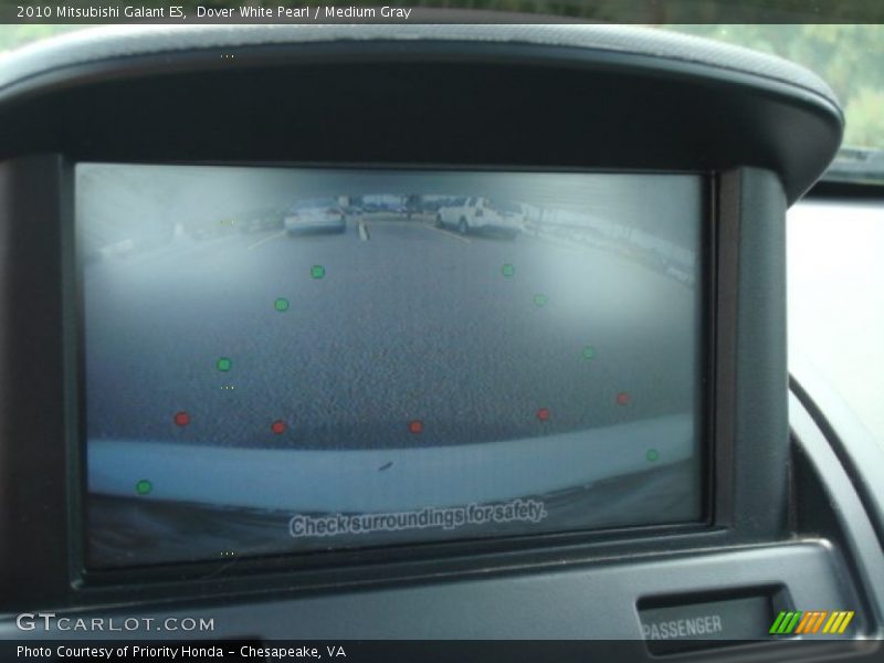 Dover White Pearl / Medium Gray 2010 Mitsubishi Galant ES
