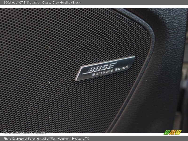 Quartz Grey Metallic / Black 2009 Audi Q7 3.6 quattro