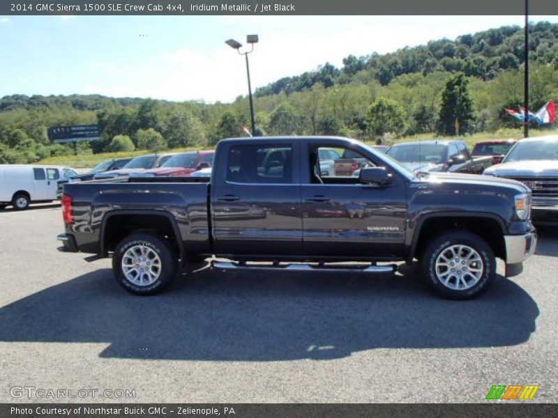 Iridium Metallic / Jet Black 2014 GMC Sierra 1500 SLE Crew Cab 4x4