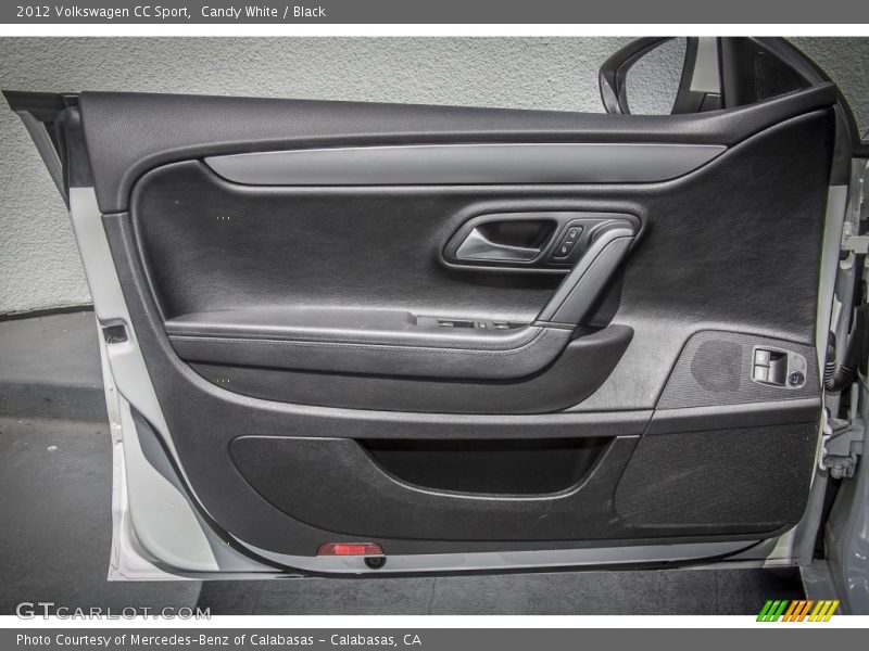 Candy White / Black 2012 Volkswagen CC Sport