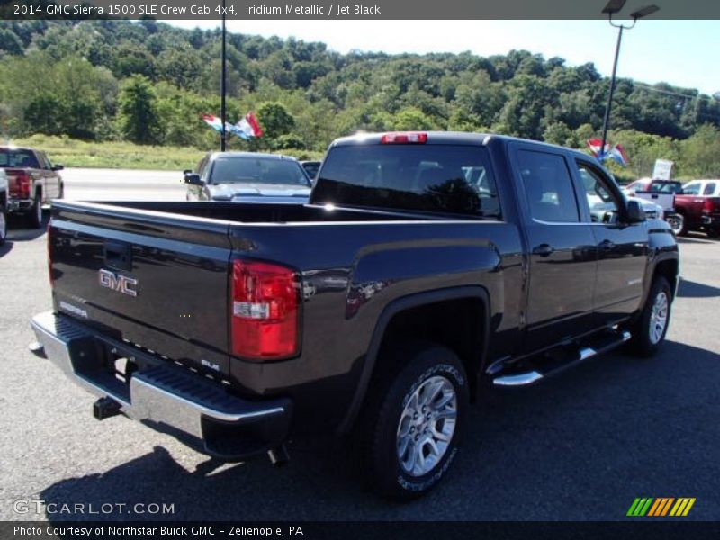 Iridium Metallic / Jet Black 2014 GMC Sierra 1500 SLE Crew Cab 4x4