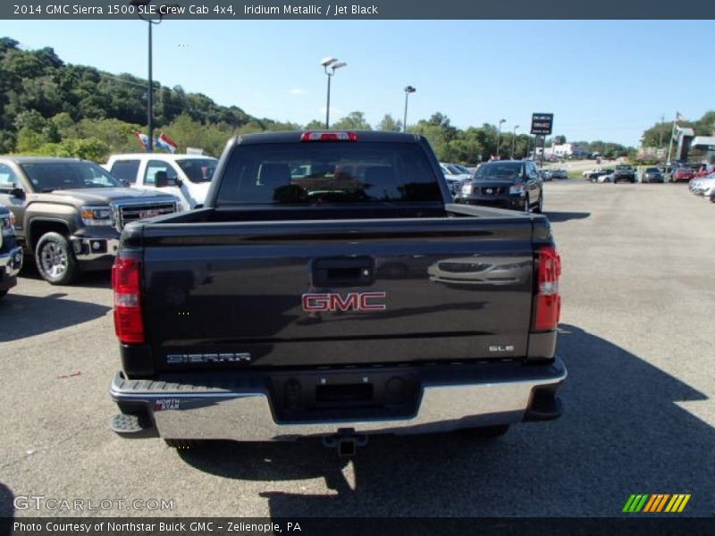 Iridium Metallic / Jet Black 2014 GMC Sierra 1500 SLE Crew Cab 4x4