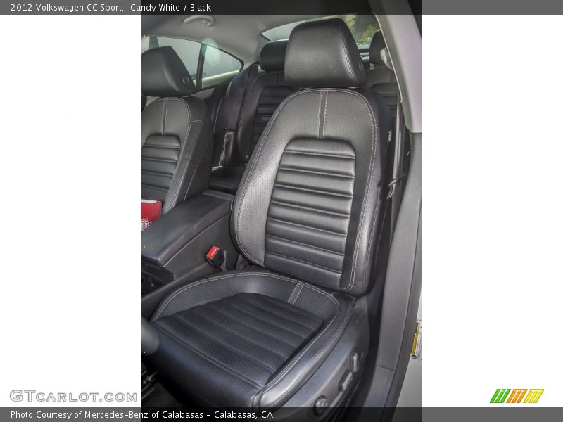 Candy White / Black 2012 Volkswagen CC Sport