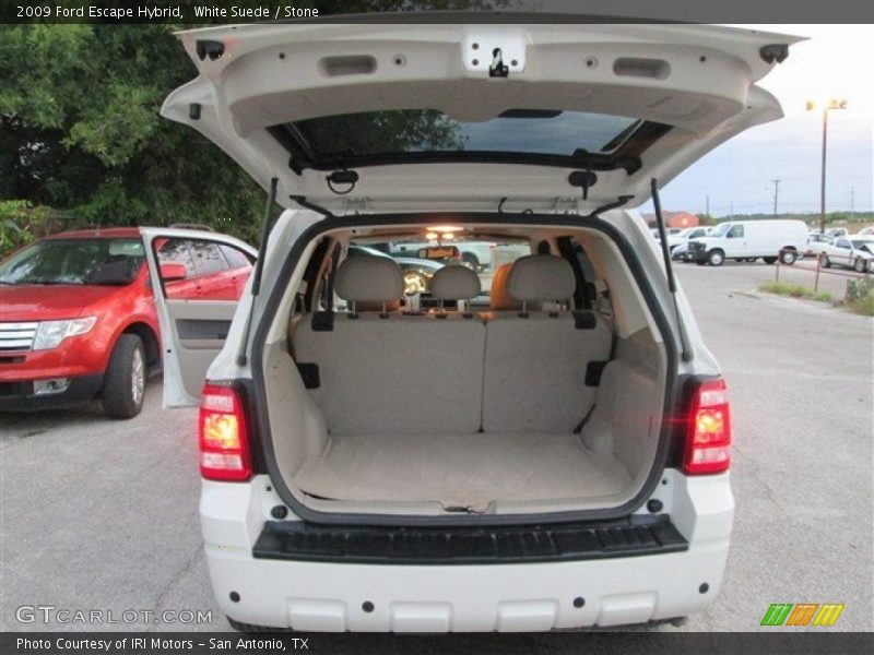 White Suede / Stone 2009 Ford Escape Hybrid