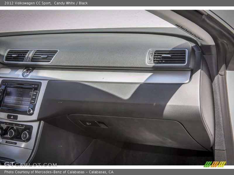 Candy White / Black 2012 Volkswagen CC Sport