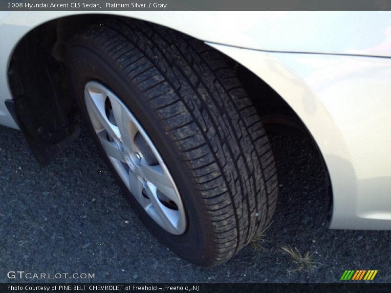 Platinum Silver / Gray 2008 Hyundai Accent GLS Sedan