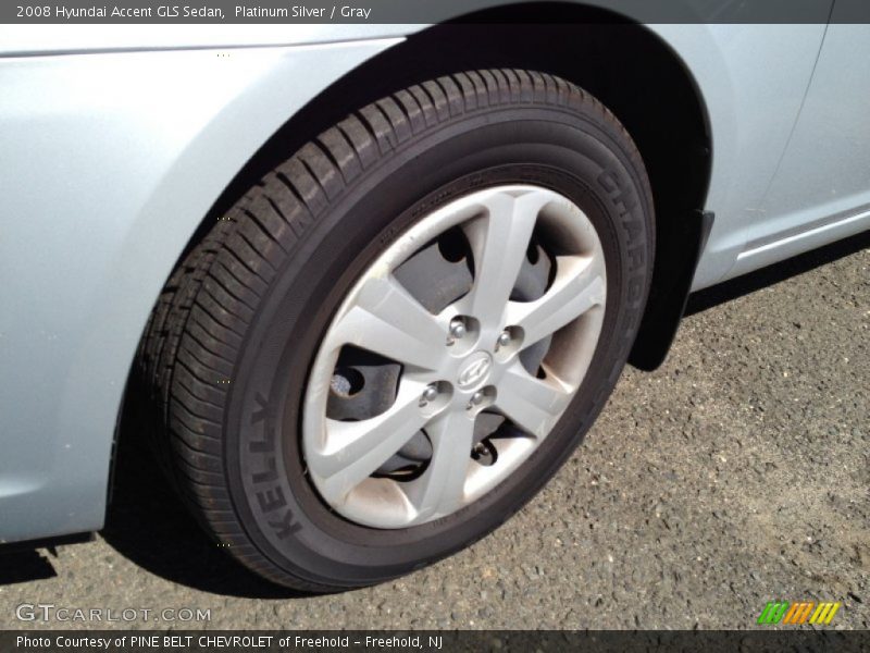 Platinum Silver / Gray 2008 Hyundai Accent GLS Sedan