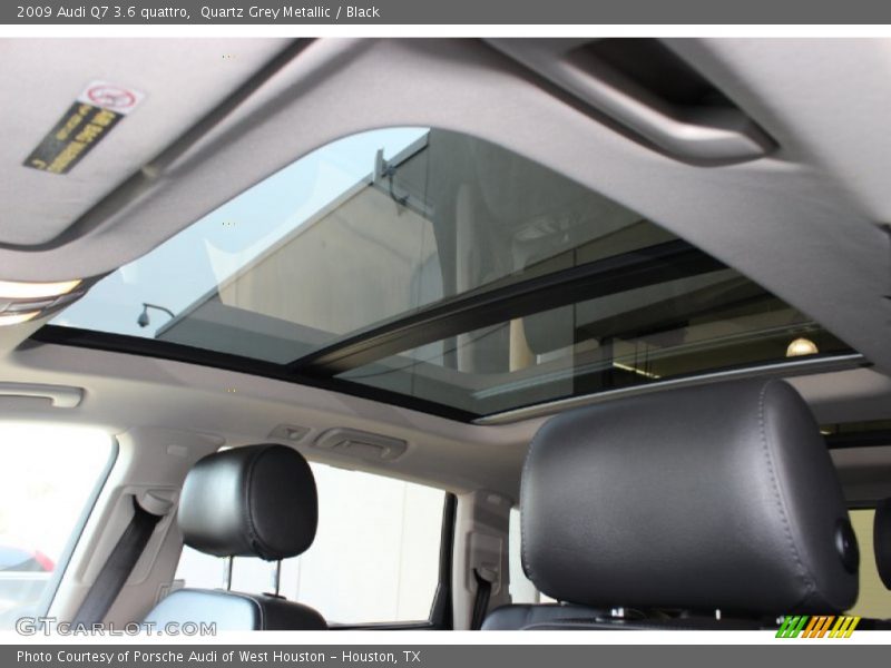 Quartz Grey Metallic / Black 2009 Audi Q7 3.6 quattro