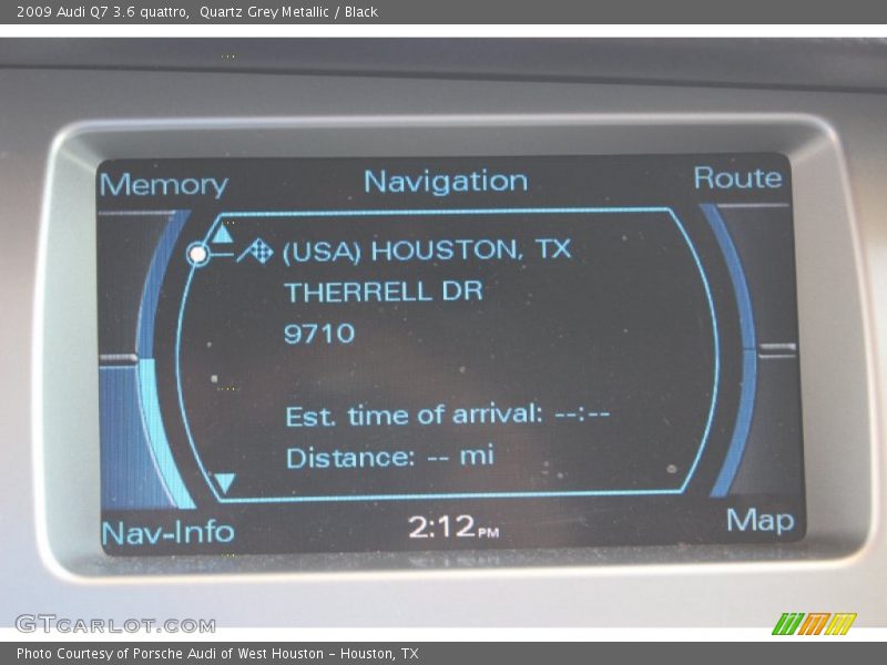 Quartz Grey Metallic / Black 2009 Audi Q7 3.6 quattro