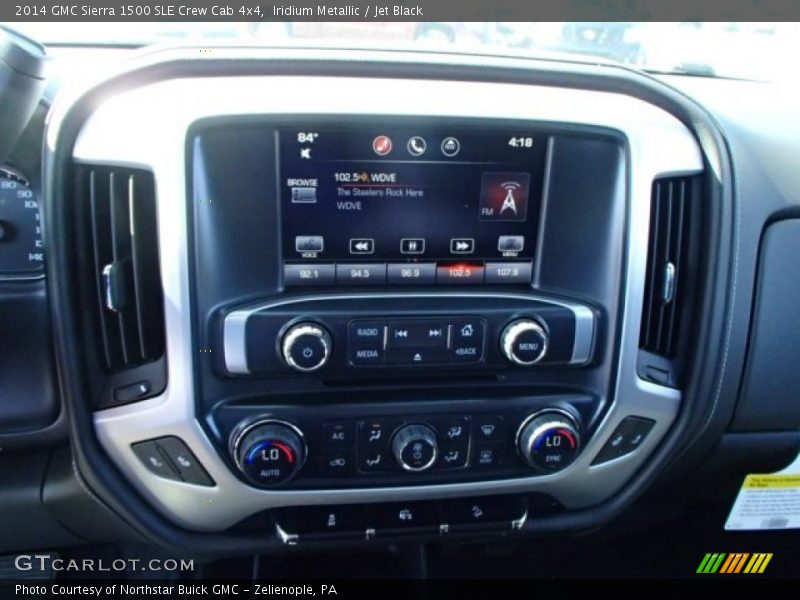 Iridium Metallic / Jet Black 2014 GMC Sierra 1500 SLE Crew Cab 4x4