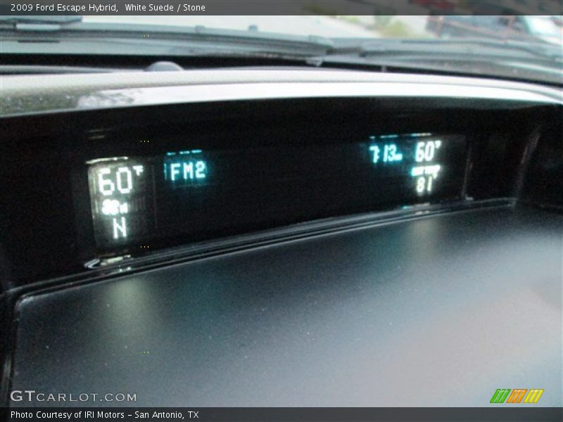 White Suede / Stone 2009 Ford Escape Hybrid
