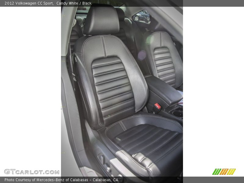Candy White / Black 2012 Volkswagen CC Sport