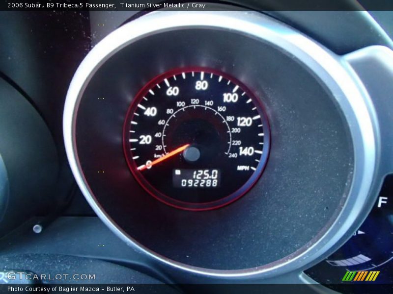 Titanium Silver Metallic / Gray 2006 Subaru B9 Tribeca 5 Passenger