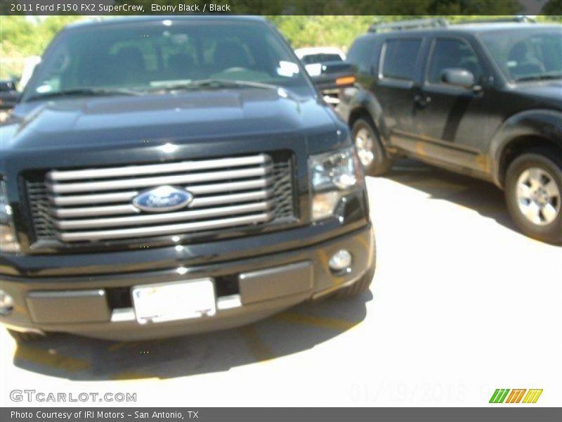 Ebony Black / Black 2011 Ford F150 FX2 SuperCrew