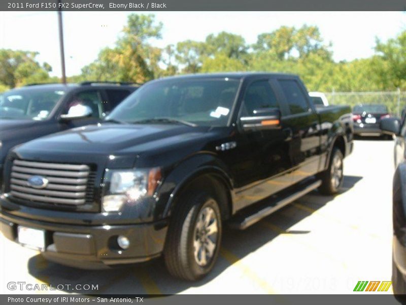 Ebony Black / Black 2011 Ford F150 FX2 SuperCrew