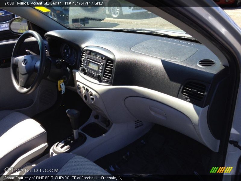 Platinum Silver / Gray 2008 Hyundai Accent GLS Sedan