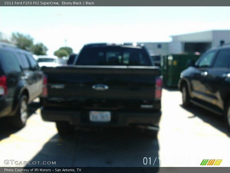 Ebony Black / Black 2011 Ford F150 FX2 SuperCrew