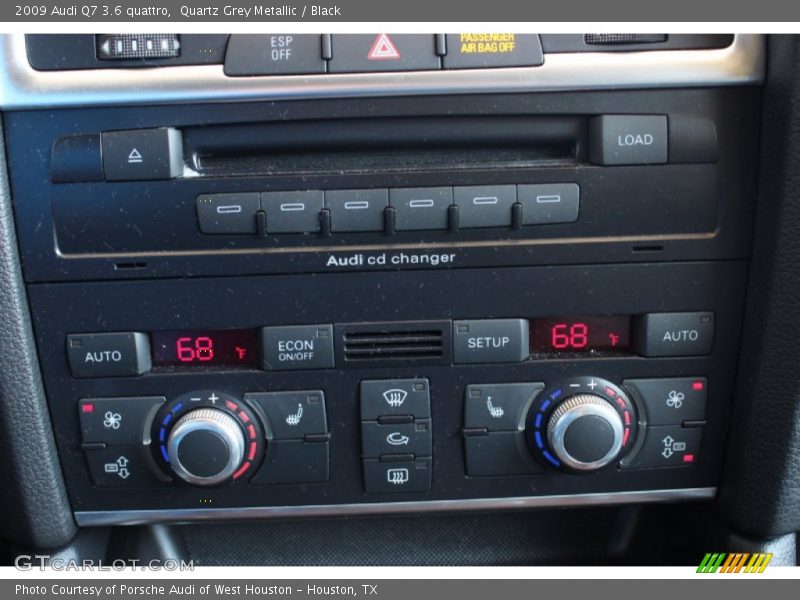 Quartz Grey Metallic / Black 2009 Audi Q7 3.6 quattro