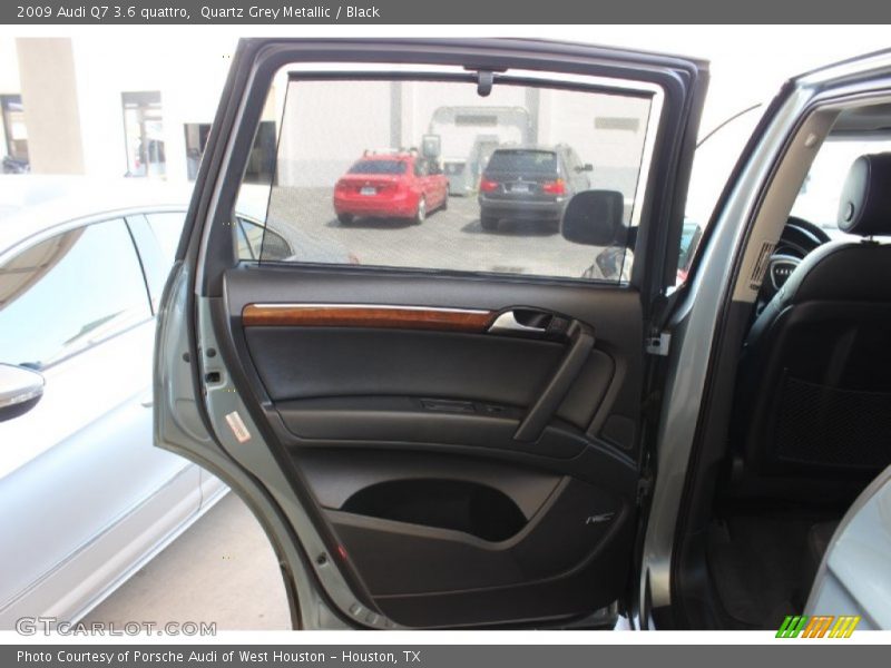 Quartz Grey Metallic / Black 2009 Audi Q7 3.6 quattro