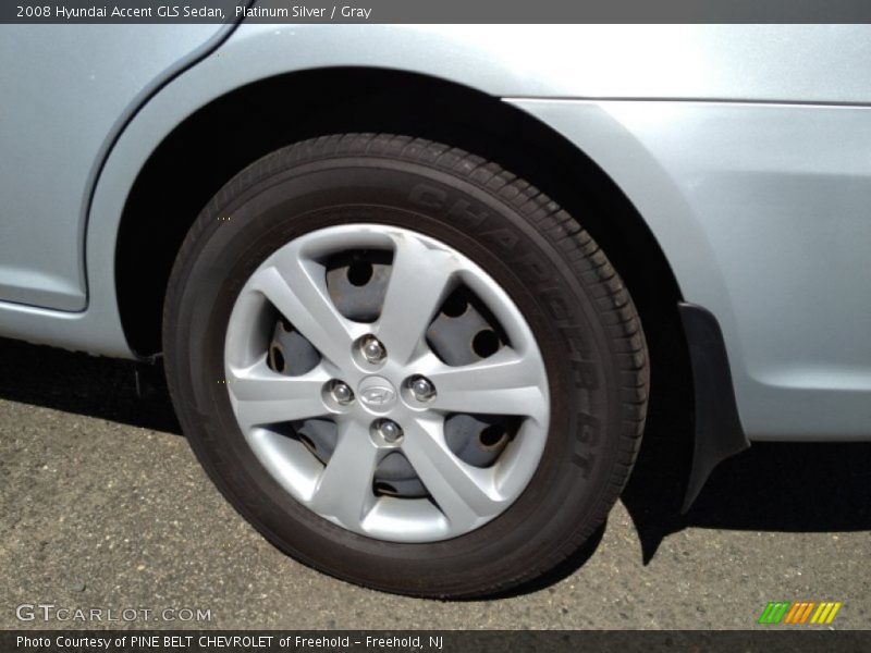 Platinum Silver / Gray 2008 Hyundai Accent GLS Sedan