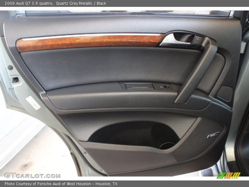 Quartz Grey Metallic / Black 2009 Audi Q7 3.6 quattro