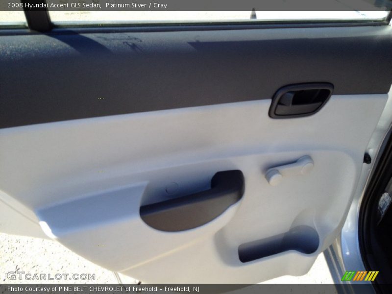 Platinum Silver / Gray 2008 Hyundai Accent GLS Sedan